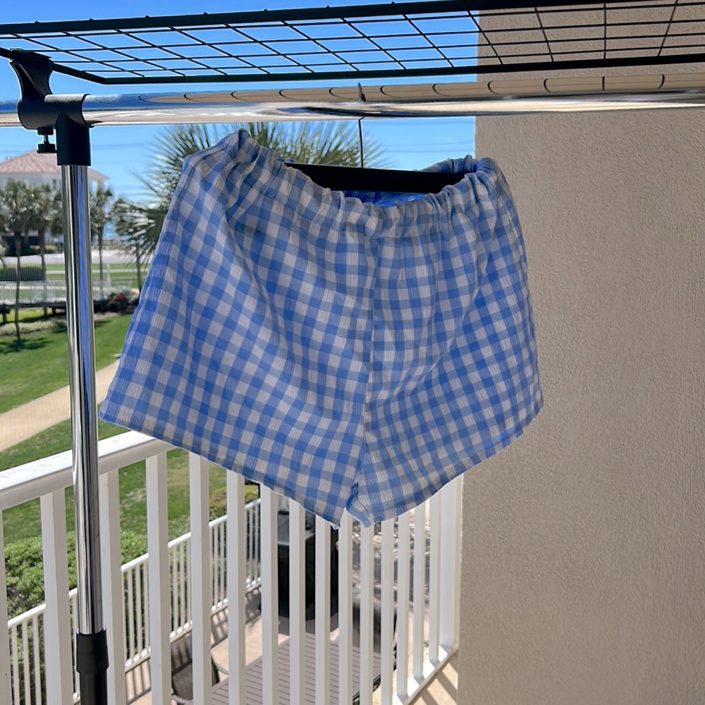 Gingham Shorts Size 4 / S